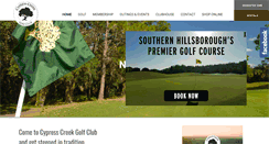 Desktop Screenshot of cypresscreekgolfclub.com